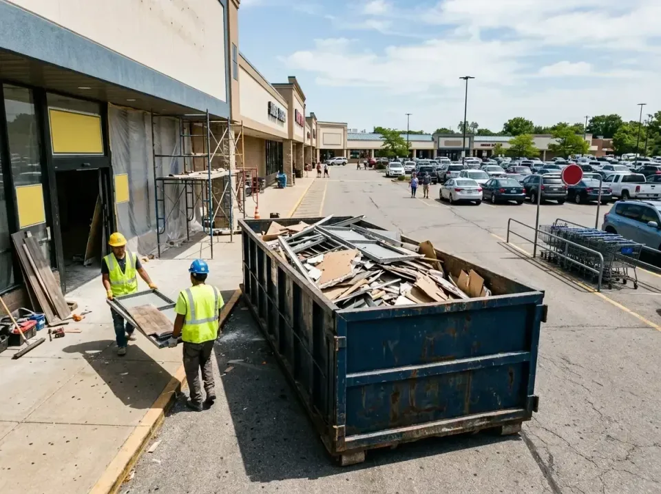 retail-store-renovation-debris-003 — frequently asked questions, Roll-off Dumpster Rentals in Parker, TX